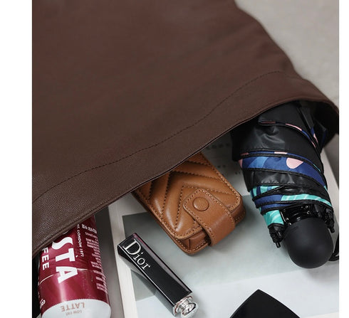 Lilian Genuine Leather Sheepskin Minimalist Style Tote Bag - Zafari Studio Jewelry