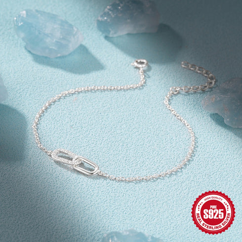 Dual Clasp Bracelet with AAAAA Zirconia - Zafari Studio Jewelry