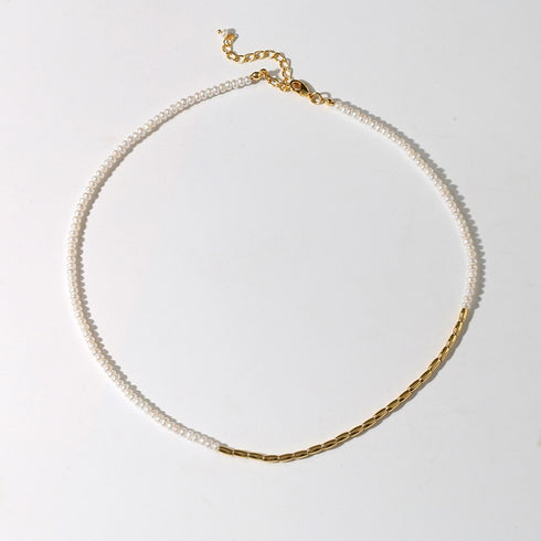 Mini Gemstones Beaded Necklace - Zafari Studio Jewelry