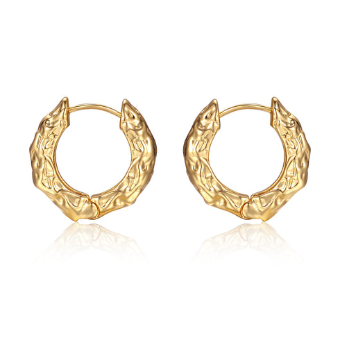 Lava Ear Hoop Earrings - Zafari Studio Jewelry