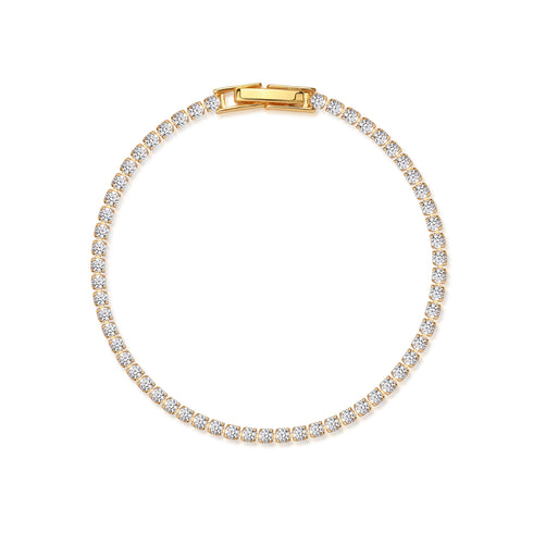 Watch Lock CZ Chain Bracelet - Zafari Studio Jewelry