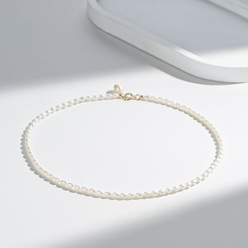 Rice Pearls Necklace (Purchase Individually) - Zafari Studio Jewelry