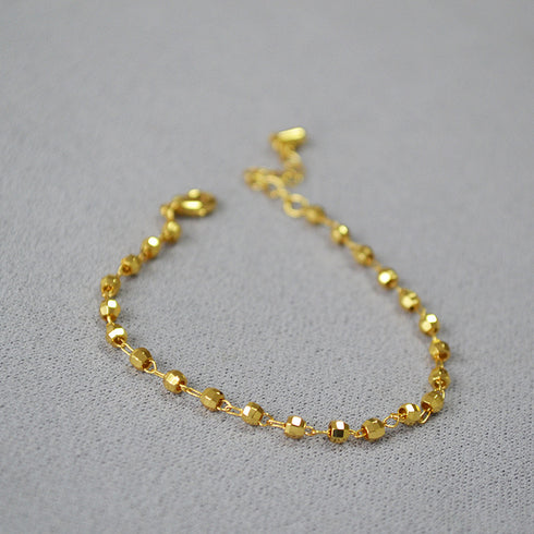 Mini Gold Ball Bracelet - Zafari Studio Jewelry