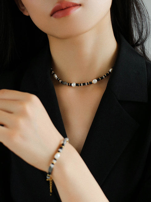 Multicolor Onyx Beads Necklace - Zafari Studio Jewelry