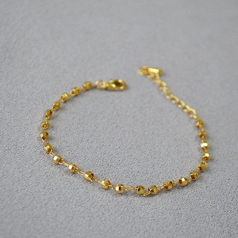 Mini Gold Ball Bracelet - Zafari Studio Jewelry