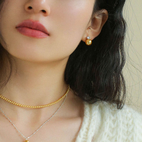 Swarovsk Pearl Zirconia Stone Earrings - Zafari Studio Jewelry