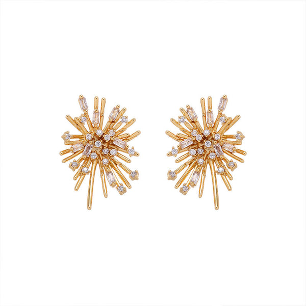 Fireworks CZ Earrings - Zafari Studio Jewelry