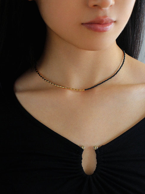 Mini Gemstones Beaded Necklace - Zafari Studio Jewelry