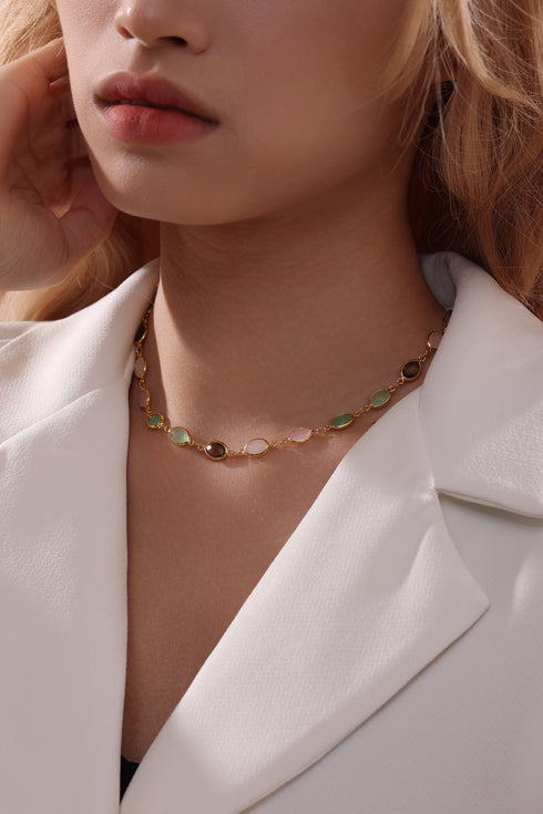 Crystal Bracelet Necklace( Purchase Individually) - Zafari Studio Jewelry