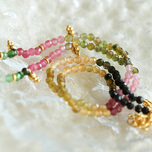 Colorful Gems beaded Choker - Zafari Studio Jewelry