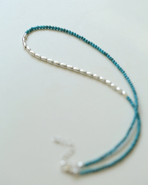Mini Gemstones Beaded Necklace - Zafari Studio Jewelry