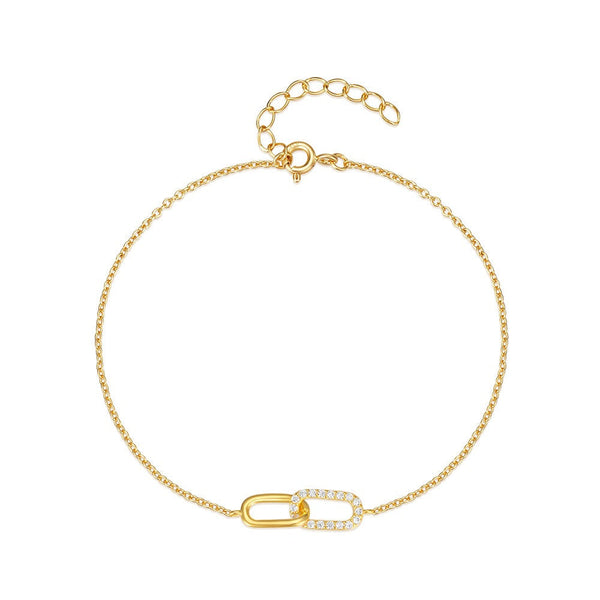 Dual Clasp Necklace with Zirconia – Minimalist Everyday Design - Zafari Studio Jewelry
