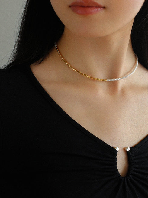 Mini Gemstones Beaded Necklace - Zafari Studio Jewelry