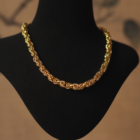 Gold Chunky Chain Necklace - Zafari Studio Jewelry