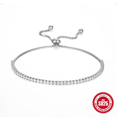 Tennis Bracelet with AAAAA Zirconia - Zafari Studio Jewelry