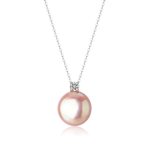 Sasha Coin Baroque Pearl Pendant Necklace - Zafari Studio Jewelry