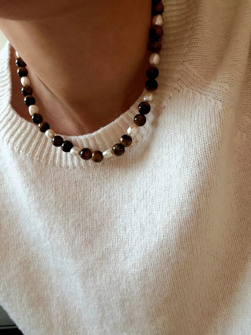 Luxury Design Baroque Pearl Choker Necklace (Copy) (Copy) - Necklaces | ZAFARI Studio Jewelry