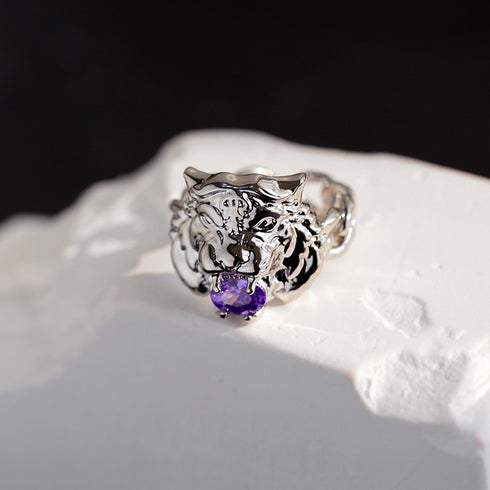 Animal-Tiger Ring - Zafari Studio Jewelry