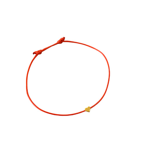 Good Luck Heart Weave Bracelet - Zafari Studio Jewelry