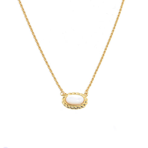 Vintage Oval Necklace and Earring Gold Vermeil - Sets | ZAFARI Studio Jewelry