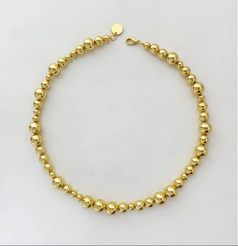 Graduated Round Ball Necklace - Bracelets | ZAFARI Studio Jewelry