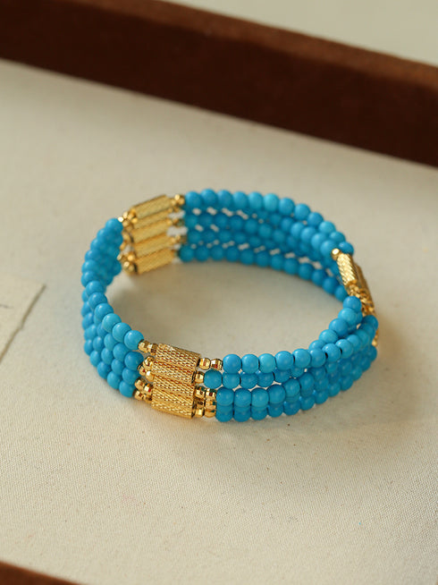 Beaded Turquoise Necklace, Earrings or Full Set (Copy) (Copy) - Sets | ZAFARI Studio Jewelry