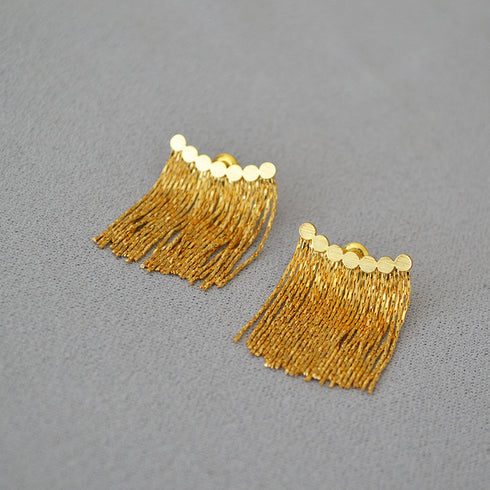 Short Tassel Earrings - Zafari Studio Jewelry