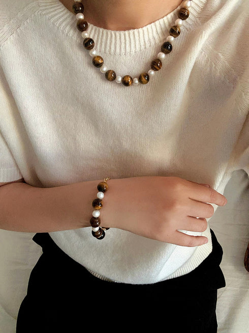 Luxury Design Baroque Pearl Choker Necklace (Copy) (Copy) - Necklaces | ZAFARI Studio Jewelry