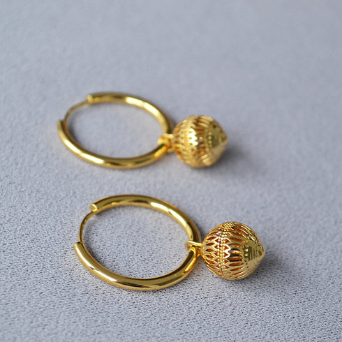 Lily of the Valley Flower Pearl Earrings (Copy) (Copy) - Zafari Studio Jewelry