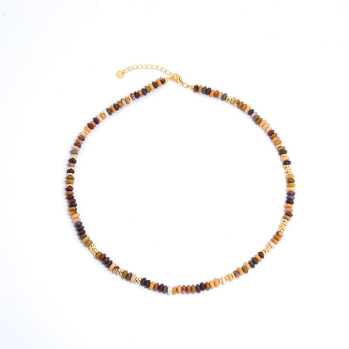 Bohemian Sunset Beaded Necklace - Zafari Studio Jewelry