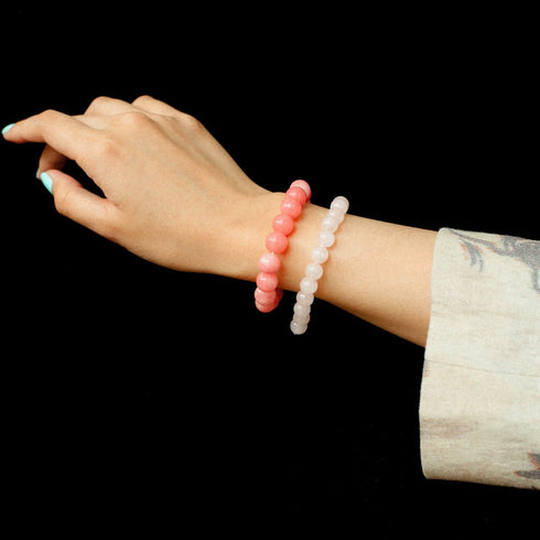 Crystal Beaded Bracelet with Manegtic Clasp - Zafari Studio Jewelry