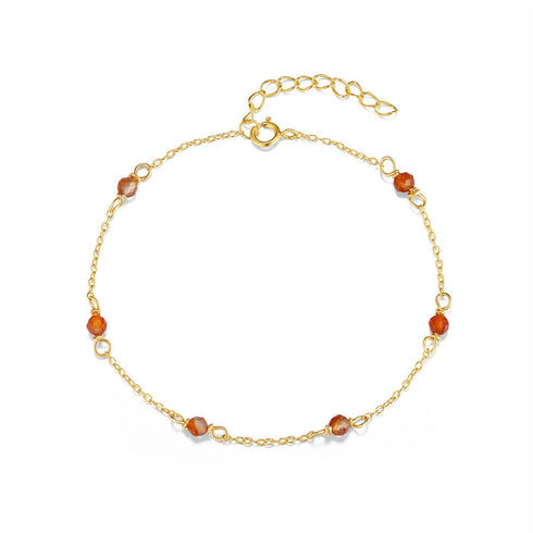 Handmade Beaded Agate Bracelet - Zafari Studio Jewelry