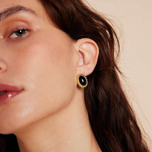 Vintage Oval Necklace and Earring Gold Vermeil (Copy) - Sets | ZAFARI Studio Jewelry