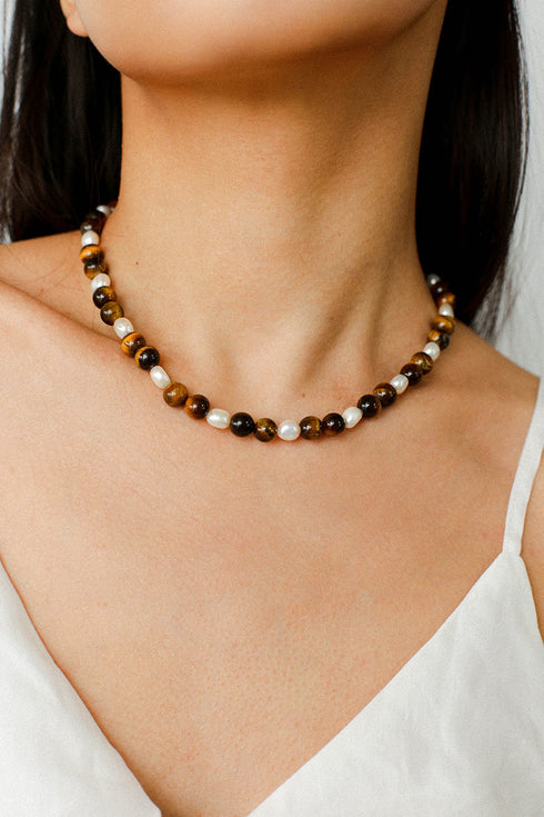 Luxury Design Baroque Pearl Choker Necklace (Copy) (Copy) - Necklaces | ZAFARI Studio Jewelry