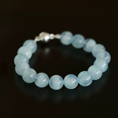 Crystal Beaded Bracelet with Manegtic Clasp - Zafari Studio Jewelry