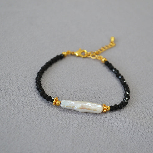 Black Obsidian Necklace l Bracelet - Zafari Studio - Zafari Jewlery