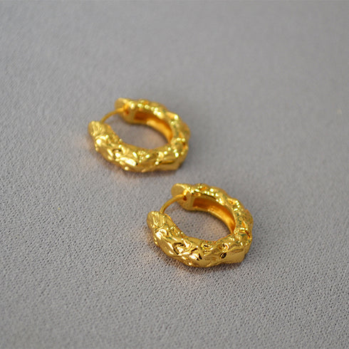 Lava Ear Hoop Earrings - Zafari Studio Jewelry