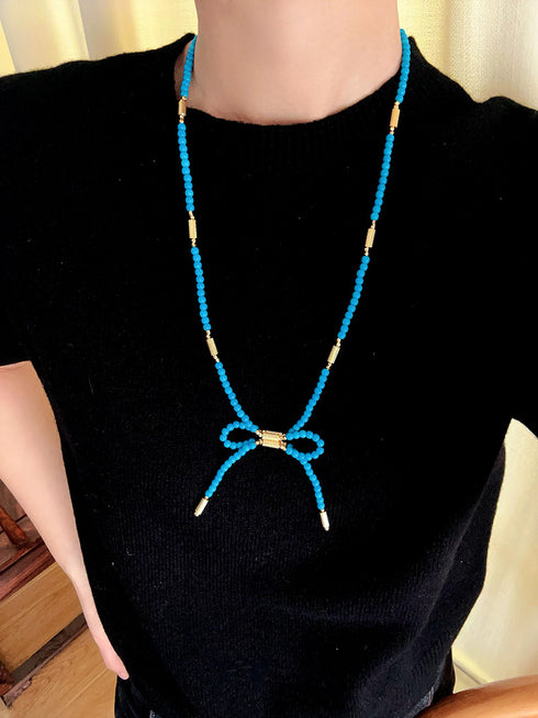 Beaded Turquoise Necklace, Earrings or Full Set (Copy) (Copy) - Sets | ZAFARI Studio Jewelry