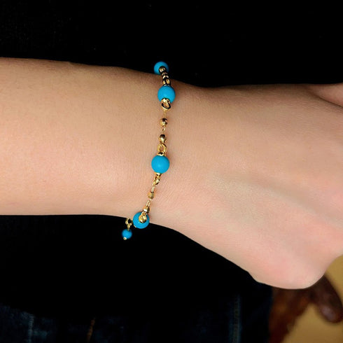 Beaded Turquoise Necklace, Earrings or Full Set (Copy) - Sets | ZAFARI Studio Jewelry