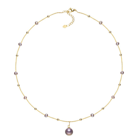 Teardrop Pearl Beaded Necklace - Zafari Studio Jewelry