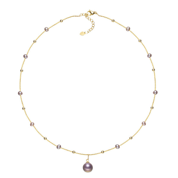 Teardrop Pearl Beaded Necklace - Zafari Studio Jewelry