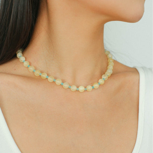 Natural Stones Beads Necklace - Zafari Studio Jewelry