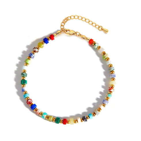 Multi-Gems Colorful Necklace, Bracelet, or Full Set - Zafari Studio Jewelry