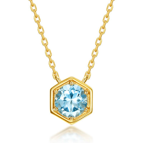 Birthstone Necklace-12 Months - Zafari Studio Jewelry