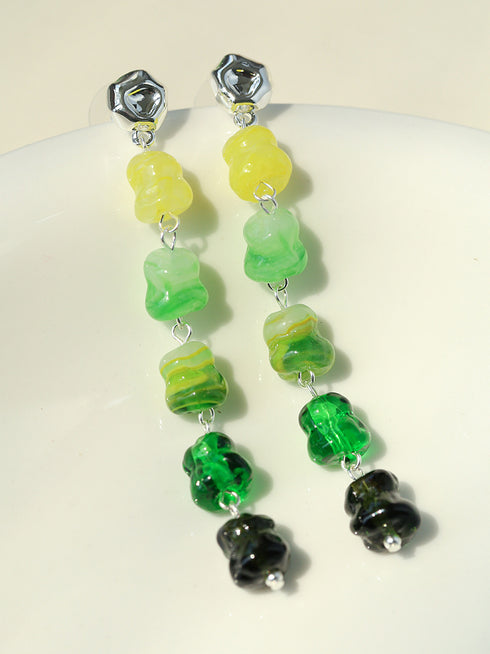 Dopamine Colorful Long Earrings - Zafari Studio Jewelry