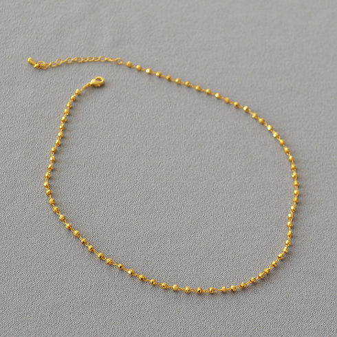 Mini Gold Ball Necklace - Zafari Studio - Zafari Jewlery