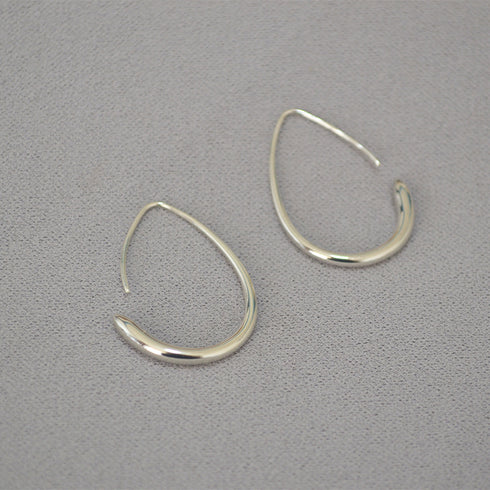 Waterdrop Shape Hoop Earrings - Zafari Studio Jewelry