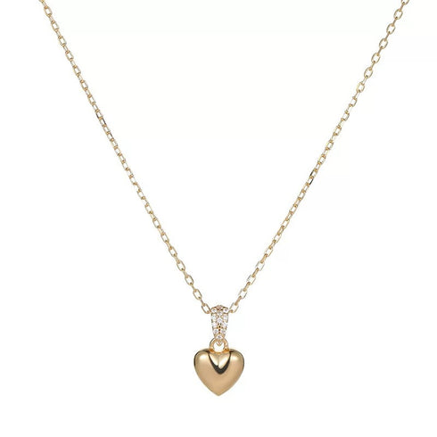 Heart Zirconia Pendant Necklace - Necklaces | ZAFARI Studio Jewelry
