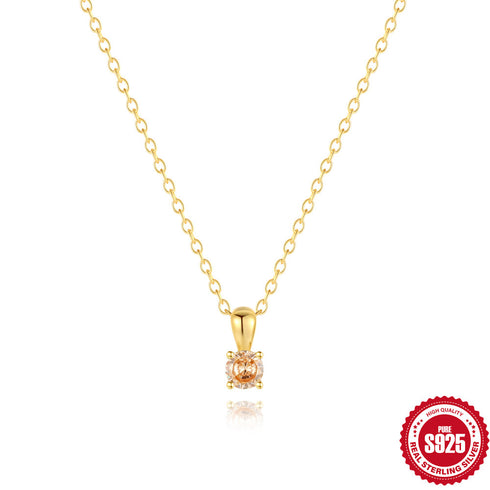 Classic Birthstone Necklace - Zafari Studio Jewelry