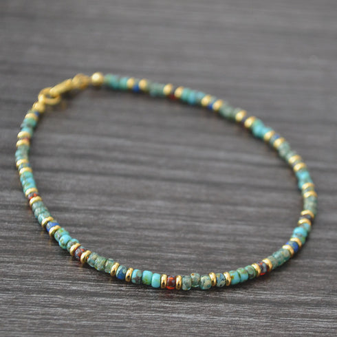 Vintage Bohemian Beads Necklace, Bracelet - Zafari Studio Jewelry